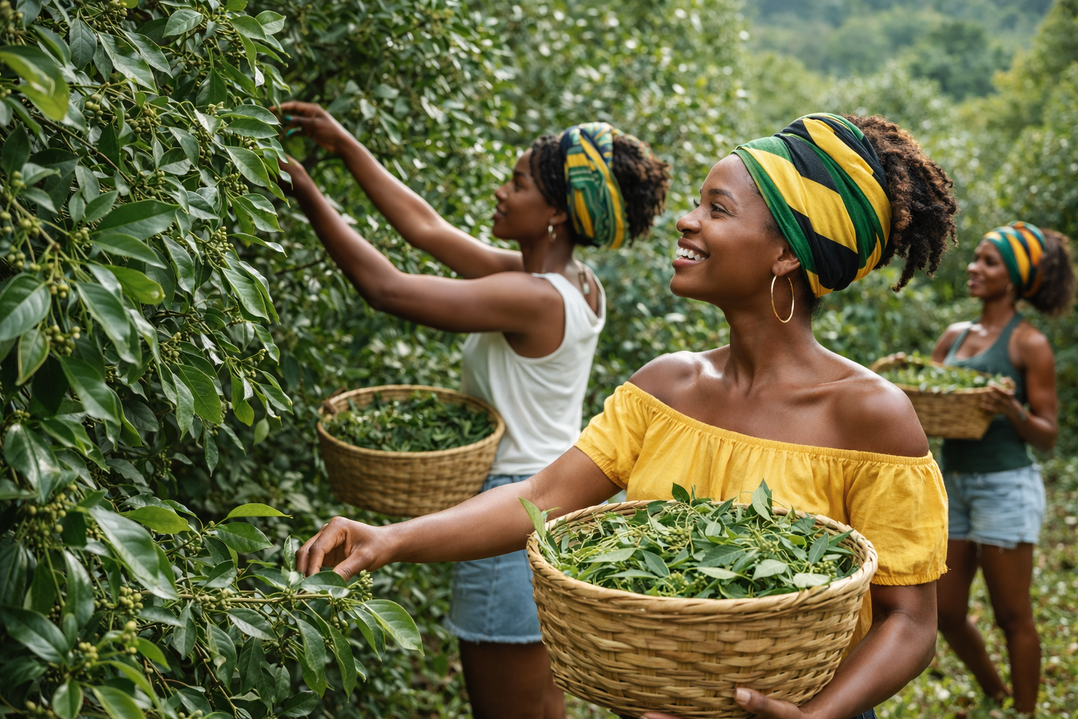Pimento Leaf Harvesting